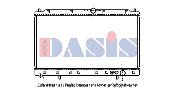 AKS DASIS Jäähdytin,moottorin jäähdytys 140050N